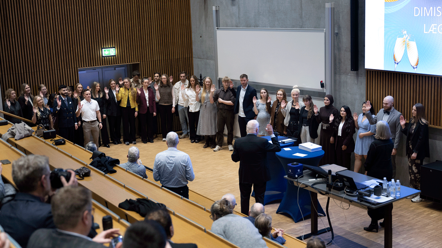 Dimission på SUND januar 2025. Foto: Baghuset Pressefoto, Lars Horn